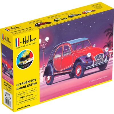 Heller Maquette Voiture : Kit : Citroã«N 2 Cv Charleston