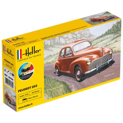 Heller Maquette Voiture : Starter Kit : Peugeot 203