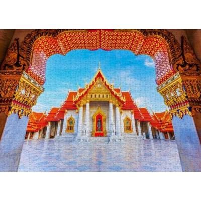 Puzzle 1000 piÃ¨ces : Le Temple de Marbre, Bangkok