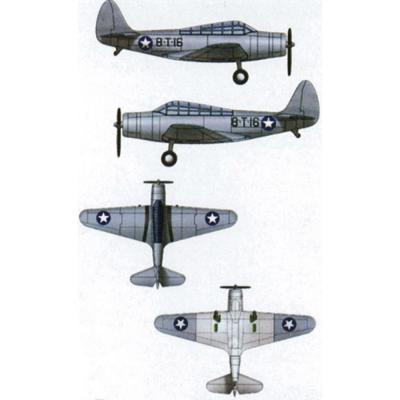 Maquettes avions : Set mini avions Douglas TBD-1 Devastator