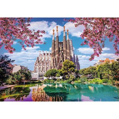 Puzzle 1000 piÃ¨ces : Sagrada FamÃ­lia, Barcelone, Espagne