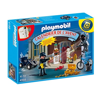 Playmobil Playmobil 4168 : Calendrier de l’Avent : Policier et voleurs