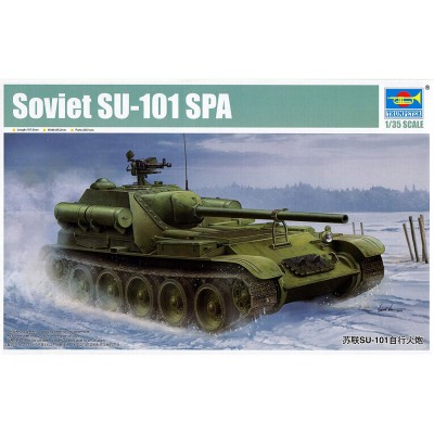 Trumpeter Maquette Char : Canon Automoteur Soviet Su-101 Spa