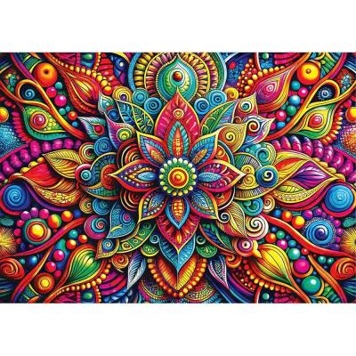 Puzzle 1000 piÃ¨ces : Mandala colorÃ©