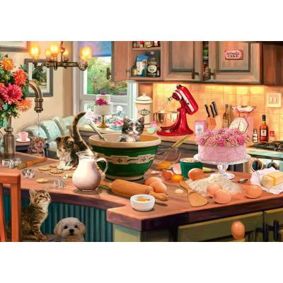 Puzzle 1000 piÃ¨ces : Secret Puzzle : La table de la cuisine