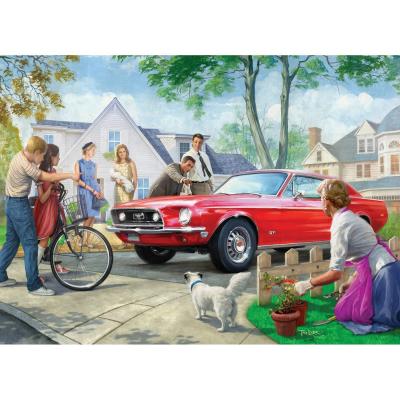 Puzzle 1000 piÃ¨ces : Le Poney Rouge