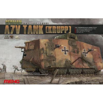 German A7V Tank (Krupp) - 1:35e - MENG-Model German A7V Tank (Krupp) - 1:35e - MENG-Model