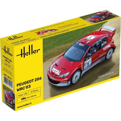 Heller Maquette Voiture : Peugeot 206 Wrc 03