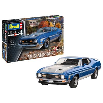 Revell 07699 71 Mustang Boss 351 Maquette De Voiture 1:25 - Image 3