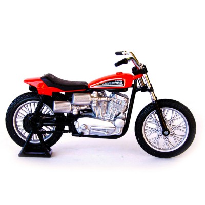 Modèle réduit Moto Harley-Davidson : 1972 XR750 RACING Bike Rouge