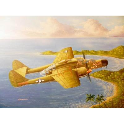 Hobby Boss Maquette Avion : Avion De Chasse Nocturne Amã©Ricain P-61A Black Widow