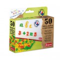 JeuJura Coffret 50 lettres cursives Aimantées