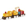 Janod Train Grue Multi Colors en bois