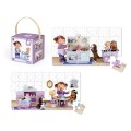 Janod Puzzle 24 et 36 pièces : Lovely puzzle Lola joue à la dînette