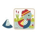 Janod Puzzle évolutif Canard (3 niveaux)