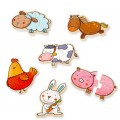 Goula 6 puzzles La ferme de Carla