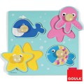Goula Encastrement 4 pièces en bois : La mer