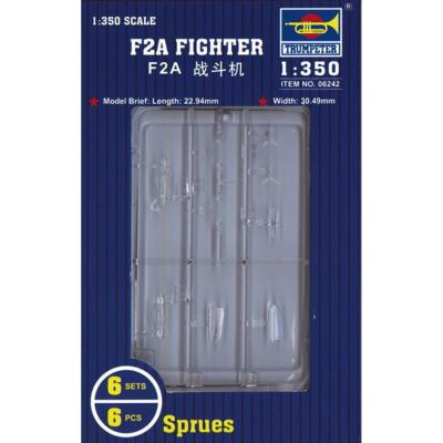 Trumpeter Maquettes Avions : Set 6 Mini Avions F2a Fighter