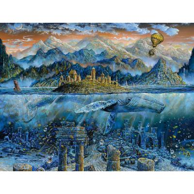 Puzzle 2000 piÃ¨ces : Sage baleine