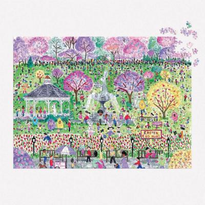 Puzzle 1000 piÃ¨ces : Chasse aux oeufs de PÃ¢ques, Michael Storrings