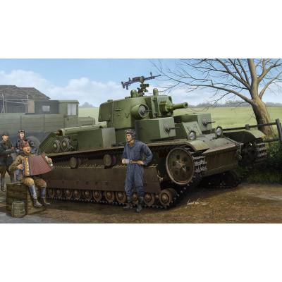 Hobby Boss Maquette Char : Soviet T-28 Medium Tank (Cone Turret)