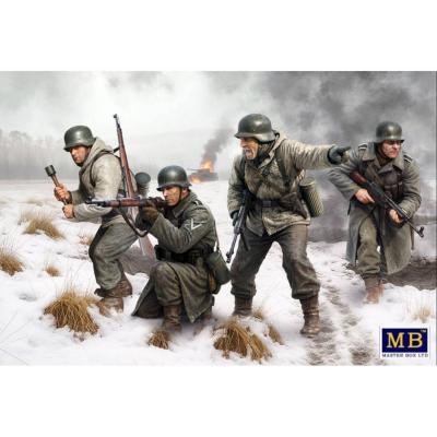 Figurines : Infanterie Allemande. Bastogne, 1944, WWII Figurines : Infanterie Allemande. Bastogne, 1944, WWII