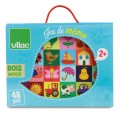 Vilac Jeu de memo imagier en bois