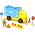 Vilac Camion porte-conteneur et ses accessoires