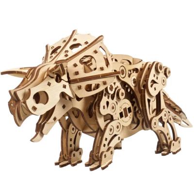 Ugears Maquette En Bois : Triceratops