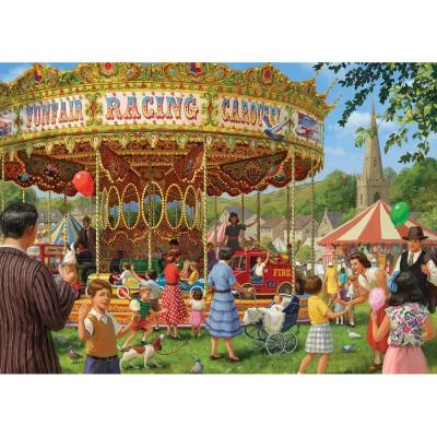 Puzzle 1000 pièces : Le Carousel Puzzle 1000 pièces : Le Carousel
