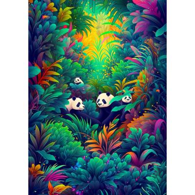 Puzzle 1000 PiÃ¨ces : Panda Haven