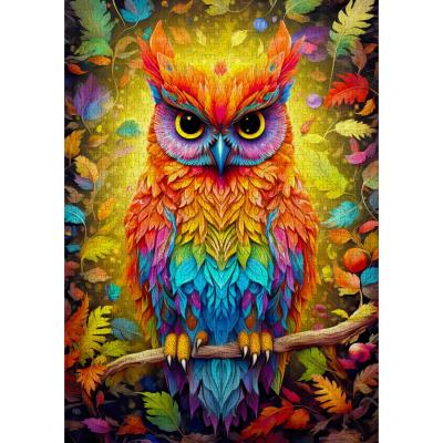 Puzzle 1000 PiÃ¨ces : Hibou automnal