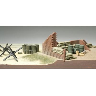 Tamiya Accessoires Militaires : Barricades Et Sacs De Sable