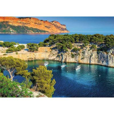 Puzzle 1000 piÃ¨ces : La calanque de Port-Pin, Marseille