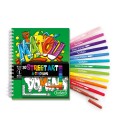 Sentosphère Carnet de coloriage et feutres : Street Art