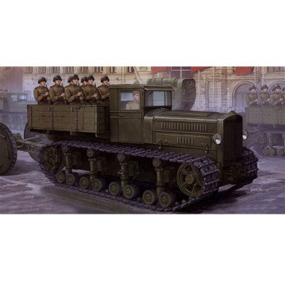 maquette tracteur d'artillerie soviã©tique komintern 1942