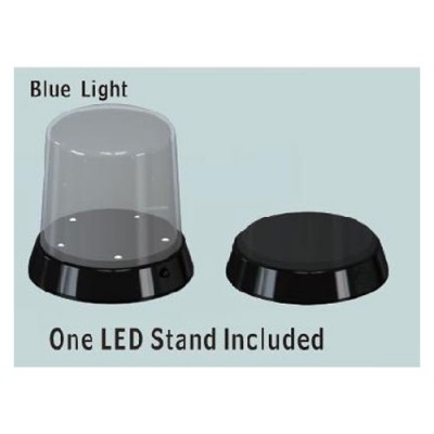 Trumpeter Vitrine Ronde (Haut Arrondi) : Base Avec Led Lumineux