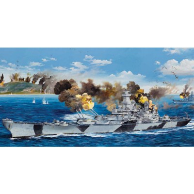 Maquette Navire : CuirassÃ© USS BB-61 "IOWA" 1944