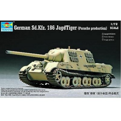 Trumpeter Maquette Charâ : Sdkfz.186 Jagdtiger (Modã¨Le Porsche) 1944