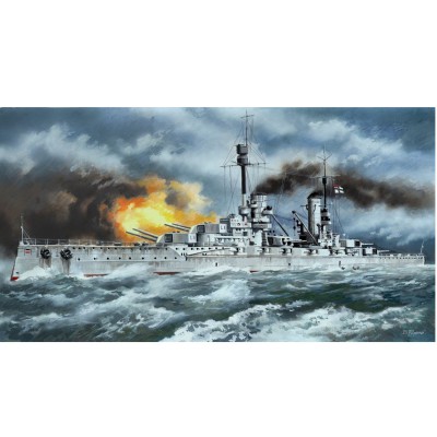 Icm Maquette Bateau : Cuirassã© Allemand Kronprinz