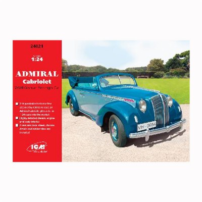 Icm Maquette Voiture Opel Admiral Cabriolet 1941