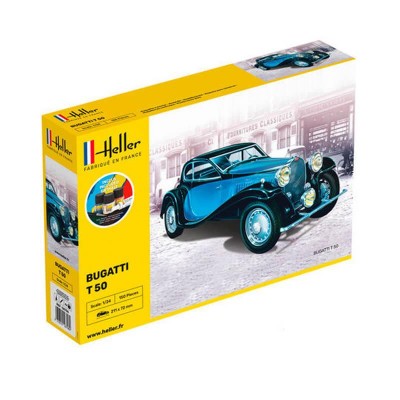 Heller Maquette Voiture : Starter Kit : Bugatti T 50