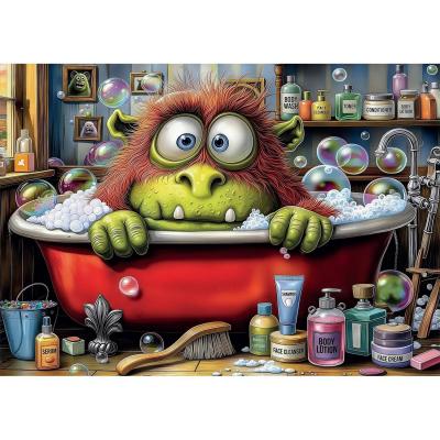 Puzzle 1000 piÃ¨ces : La routine beautÃ© du monstre