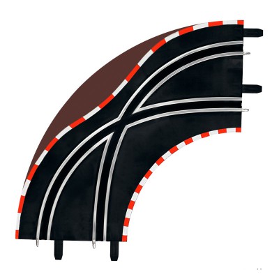 Carrera Circuit De Voitures Digital 143 : Virage D'aiguillage 90°