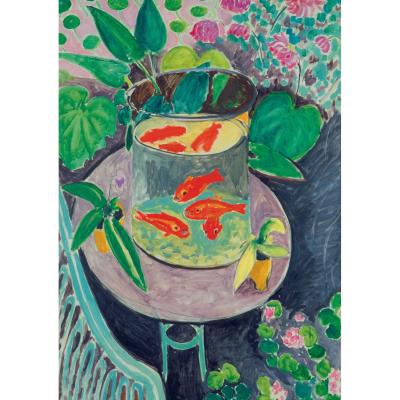 Puzzle 1000 piÃ¨ces : Poissons Rouges - Matisse