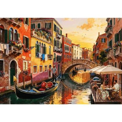 Puzzle 500 piÃ¨ces : Venise au coucher du soleil