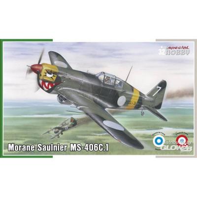 Maquette avion : Morane-Saulnier MS-406C.1 HI-TECH Maquette avion : Morane-Saulnier MS-406C.1 HI-TECH