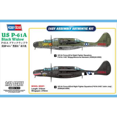Hobby Boss Maquette Avion : Us P-61A Black Widow