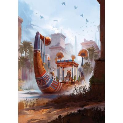 Puzzle 1000 pièces : Barge du Pharaon Puzzle 1000 pièces : Barge du Pharaon