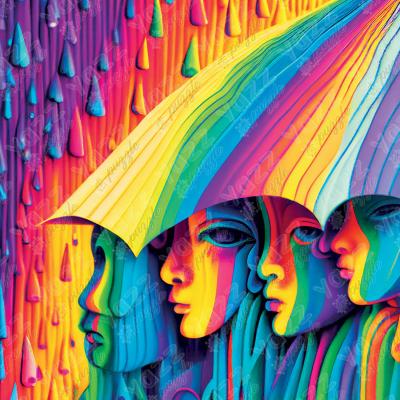 Puzzle 1023 piÃ¨ces : Arc en ciel
